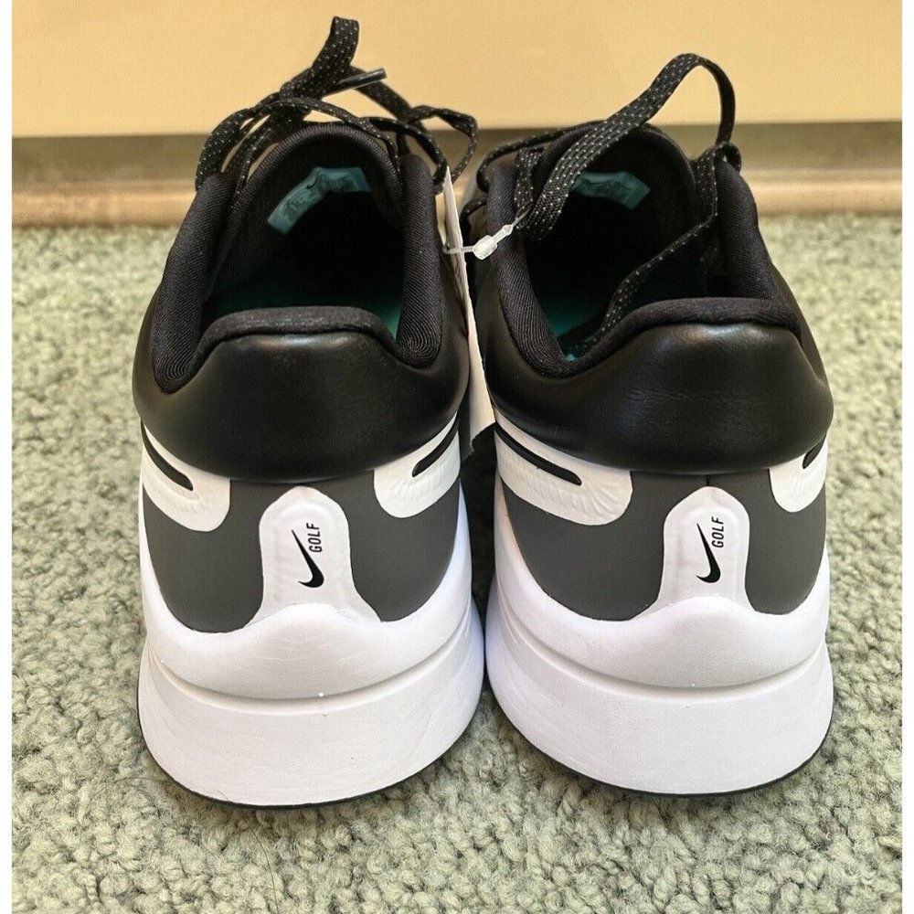 NEW NIKE AIR ZOOM INFINITY TOUR NEXT% BLACK WHITE GOLF SHOES SNEAKERS SIZE 9 - Picture 4 of 6